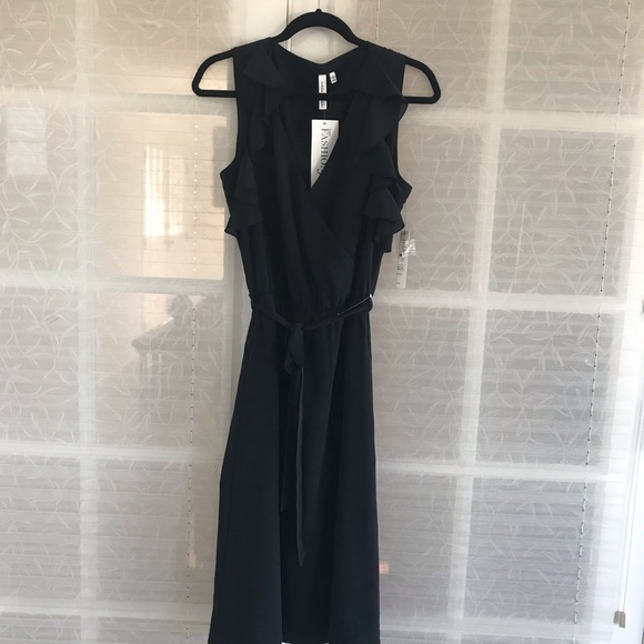NWT Robbi & Nikki Black Dress - Picture 6 of 7